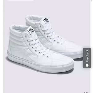 vans sk8 hi white